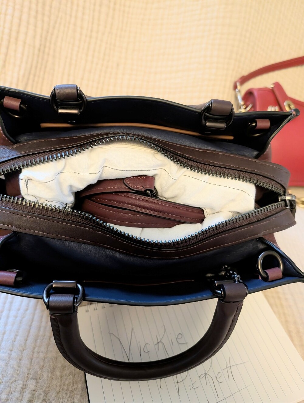 Rogue 25 Varsity With Patches with Matching Tassel And Wallet. *No Cross Strap* - Picture 3 of 10